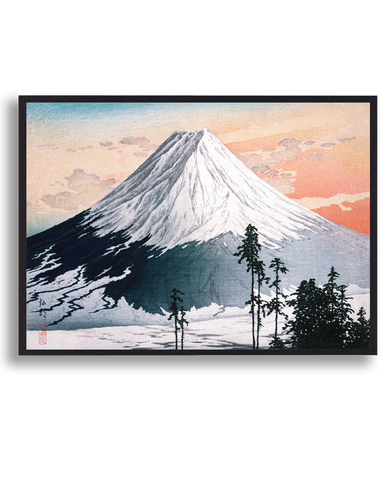 Takahashi Shotei Katsuyama - Plakat af Japansk Byliv