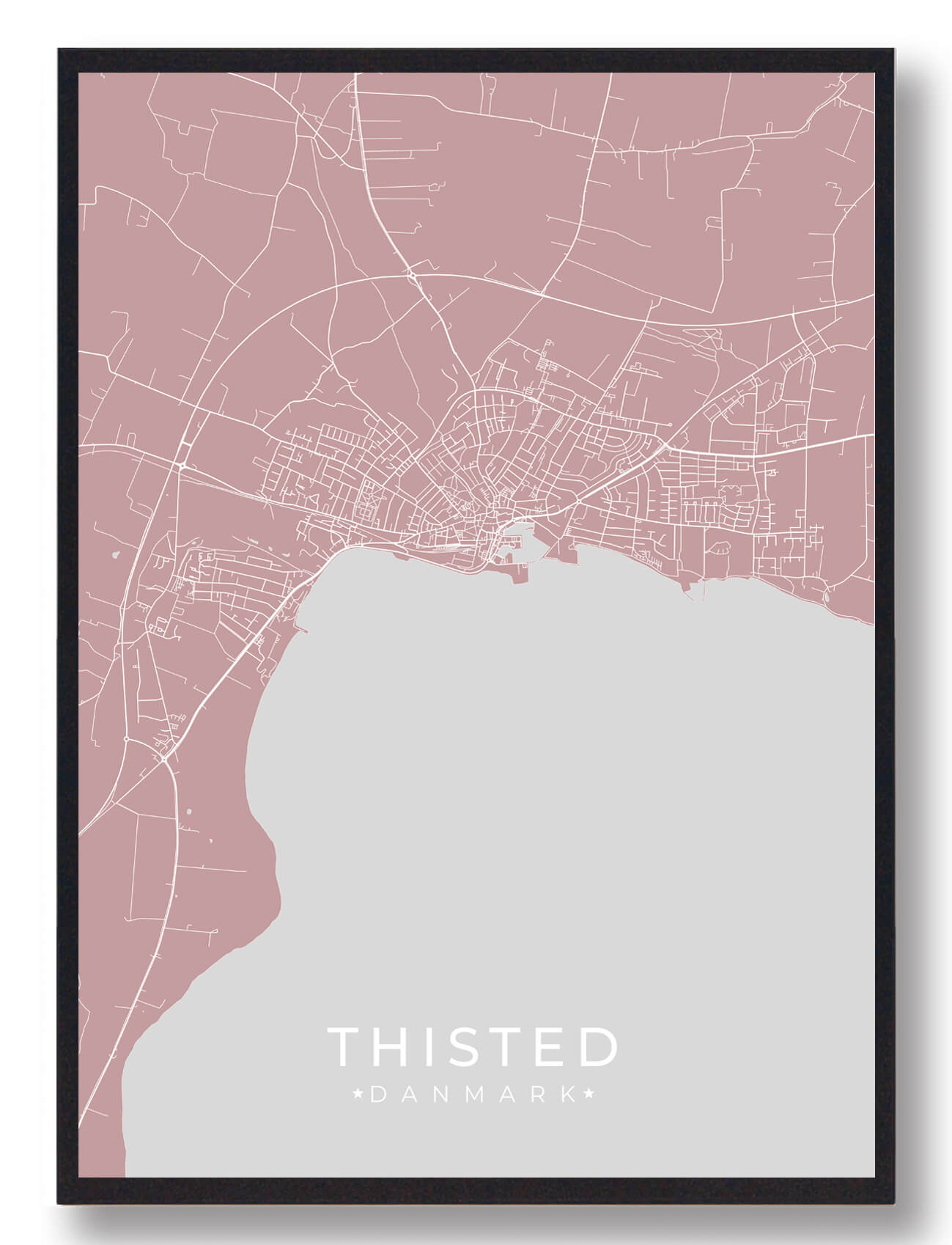 Thisted Plakat - Rosa til Stolthed over Thisted