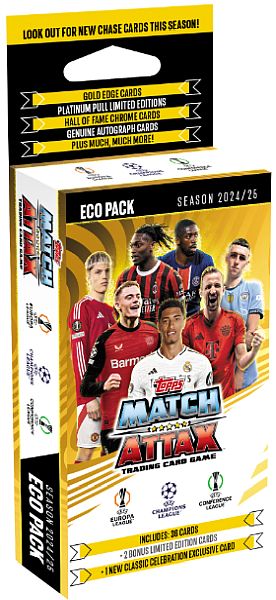 Topps Match Attax 2024/2025: UEFA Champions League Eco Pakke