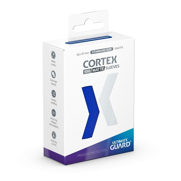 Ultimate Guard Cortex Sleeves Kortlommer Standard Size Matte Blue 100 Sleeves