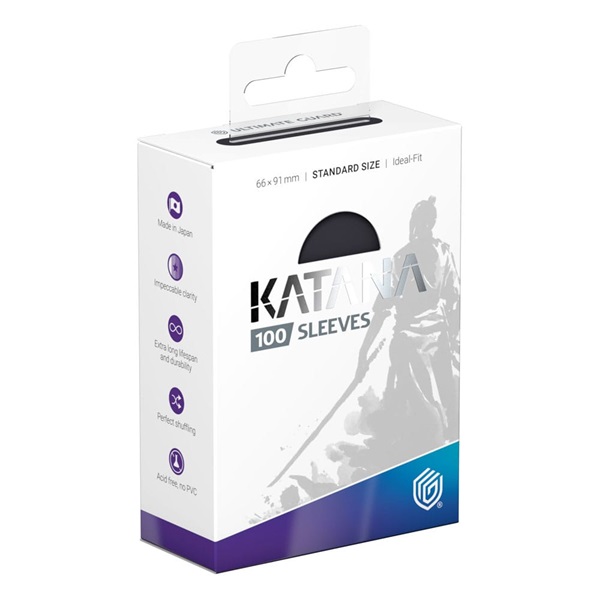Ultimate Guard Katana Kortlommer - Obsidian Shard 100 stk.