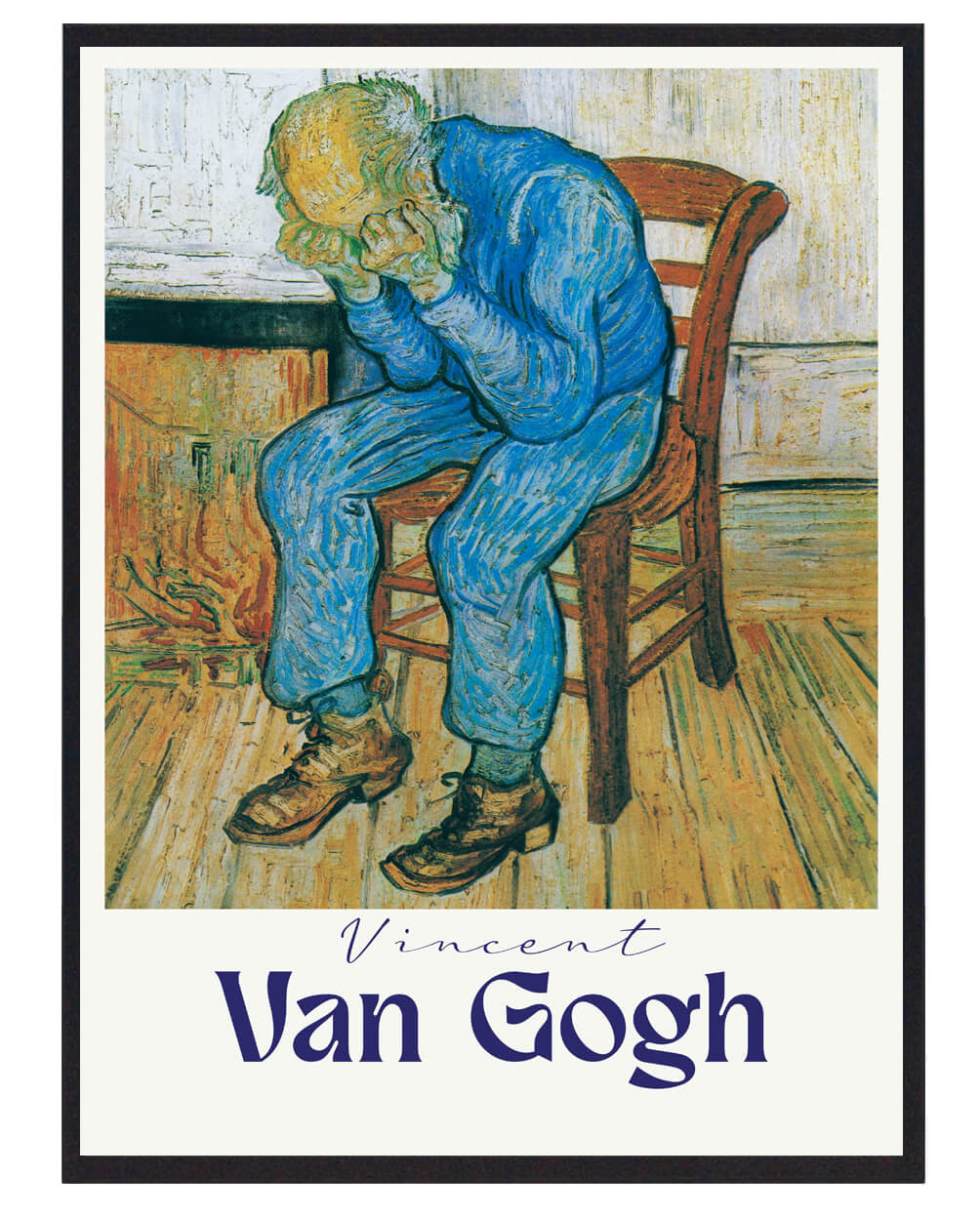 Vincent Van Gogh - Sorgfuld Gammel Mand Plakat