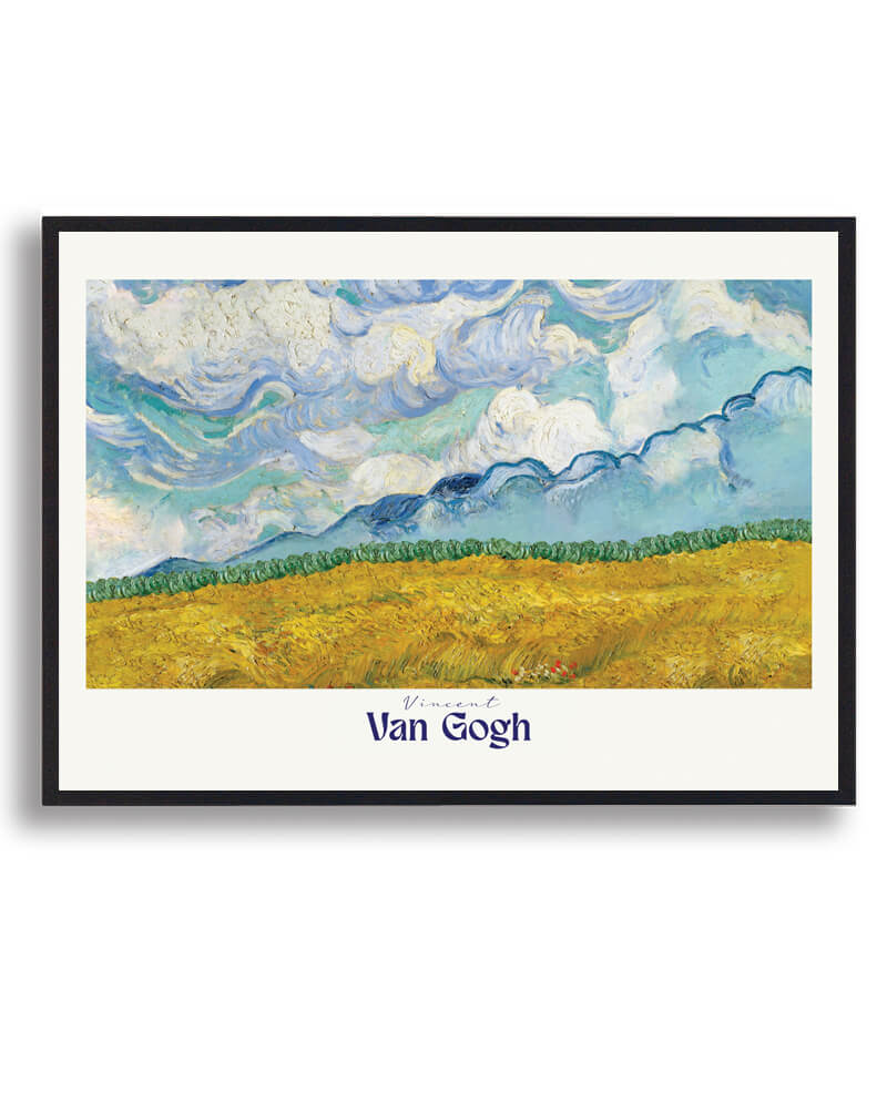 Vincent Van Gogh - Hvede Mark Landskab Plakat