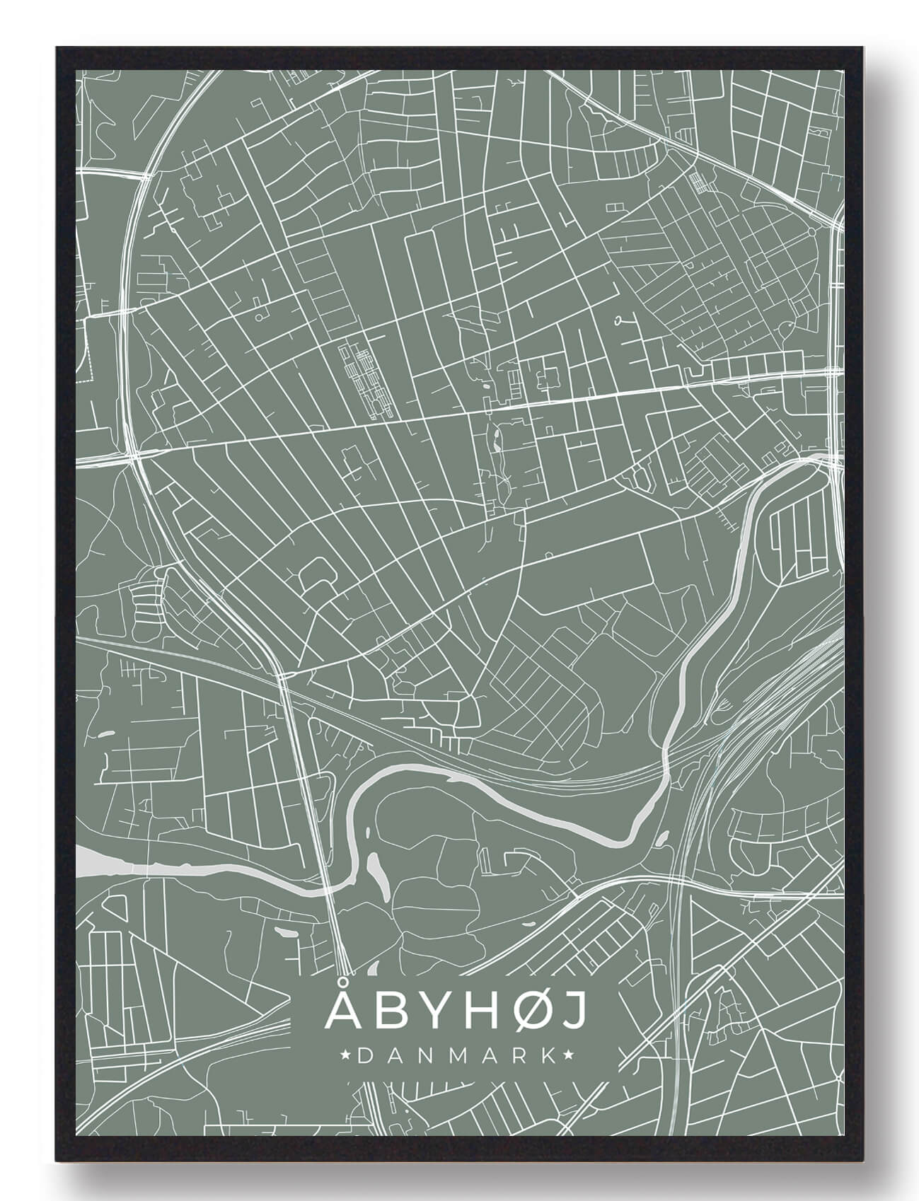 Åbyhøj Plakat - En hyldest til byens skønhed!