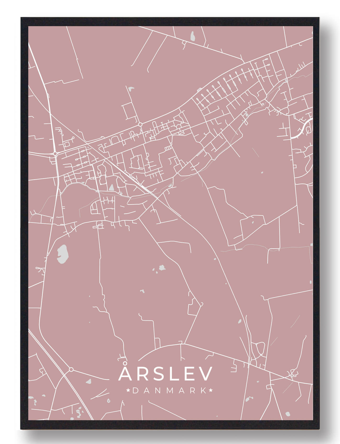 Årslev Plakat – Hyld din hjemby med nostalgi