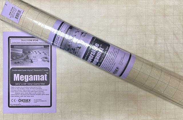 Battle Mat Megamat Reversible Quot Squares Quot Hexes Chessex 34 194 189 Quot 48 Quot 88 122cm
