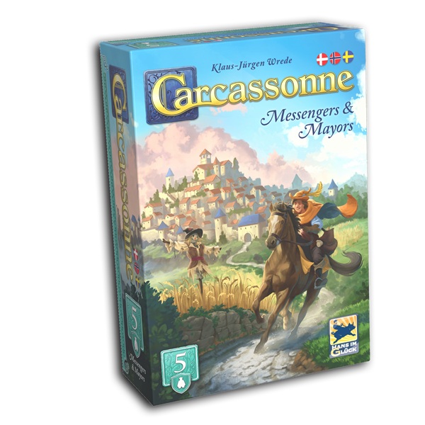 Carcassonne Dansk Udvidelse : Messengers And Mayors 2025