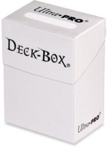 Deck Box - Solid Hvid til 100 Kort fra Ultra Pro