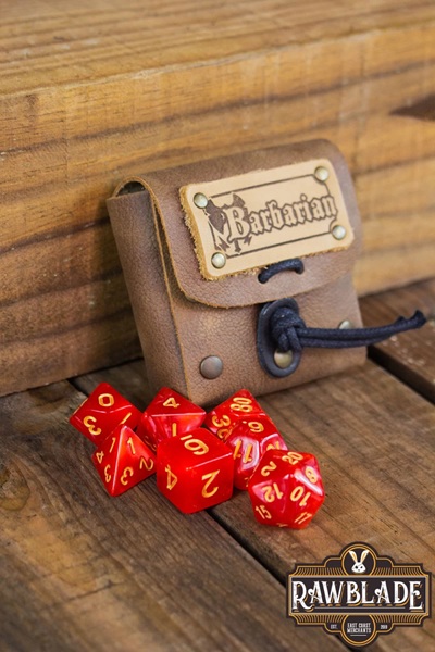 Dice Bag Barbarian Rawblade Live Rollespil