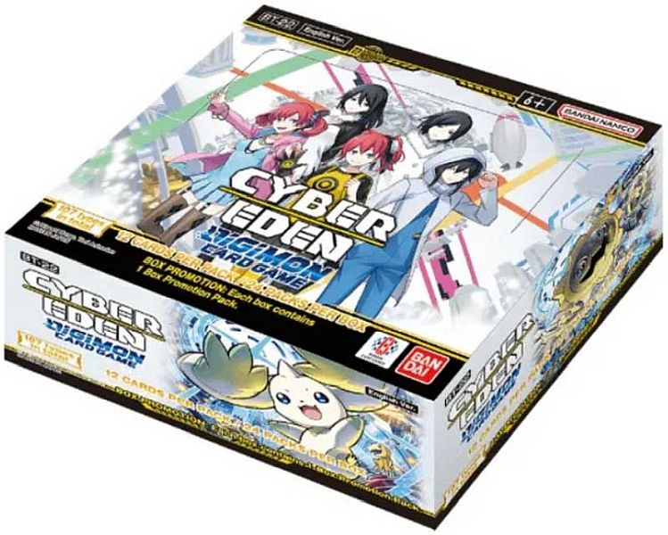 Digimon Card Game Bt22: Cyber Eden Booster Box Display 24 Packs