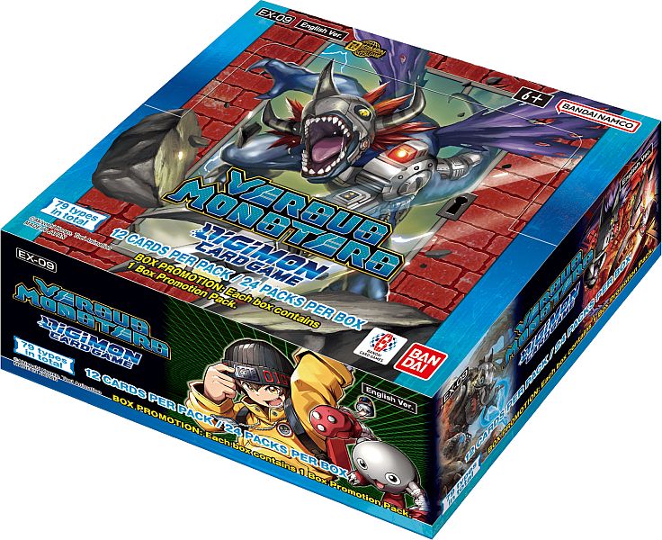 Digimon Kortspil Ex09: Versus Monsters Booster Box 24 Pakker