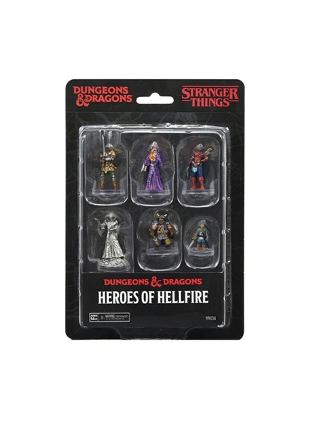 Dungeons Dragons: Stranger Things: Heroes Of Hellfire Miniatures Wzk99034