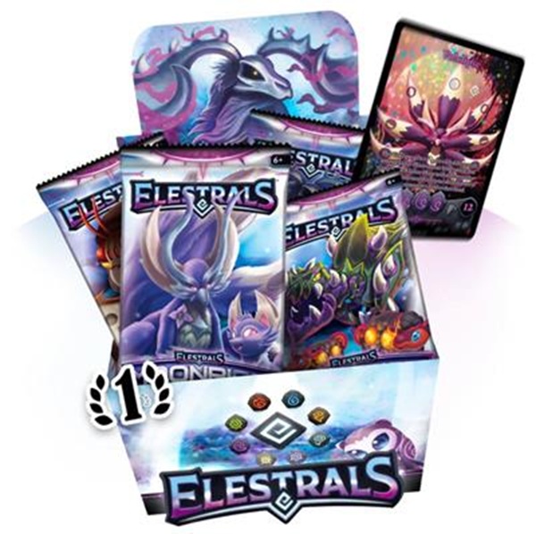 Elestrals Tcg: Moonrise Booster Box med 36 Pakker