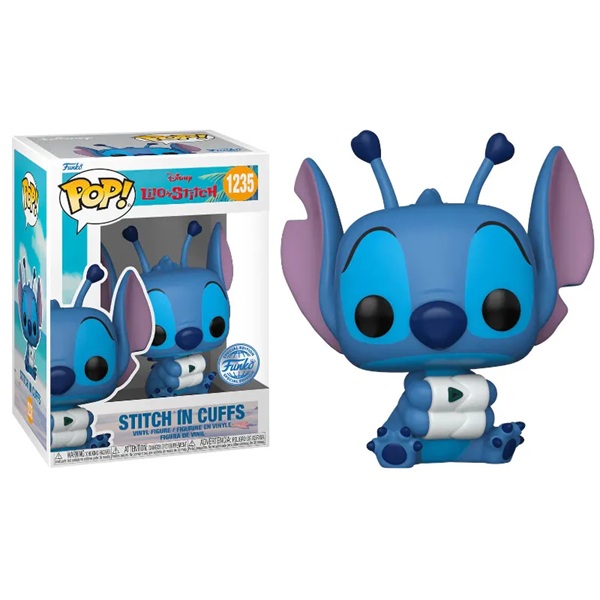 Funko Pop: Lilo Stitch Stitch In Cuffs 1235 Vinyl Figure 9cm