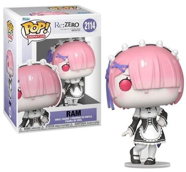 Funko Pop: Re: Zero Starting Life In Another World Ram 2114 Animation Vinyl Figure 9cm