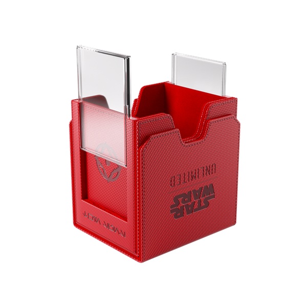 Gamegenic Deck Box: Star Wars - Jump To Lightspeed Rød