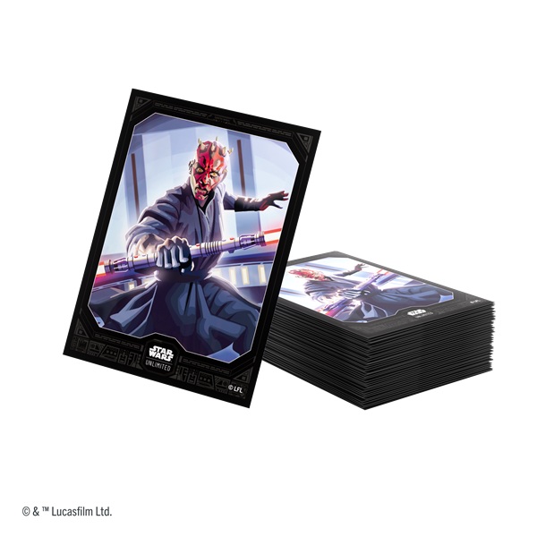 Gamegenic Star Wars: Unlimited Legends Of The Force Premium Art Sleeves Darth Maul 60 Kortlommer