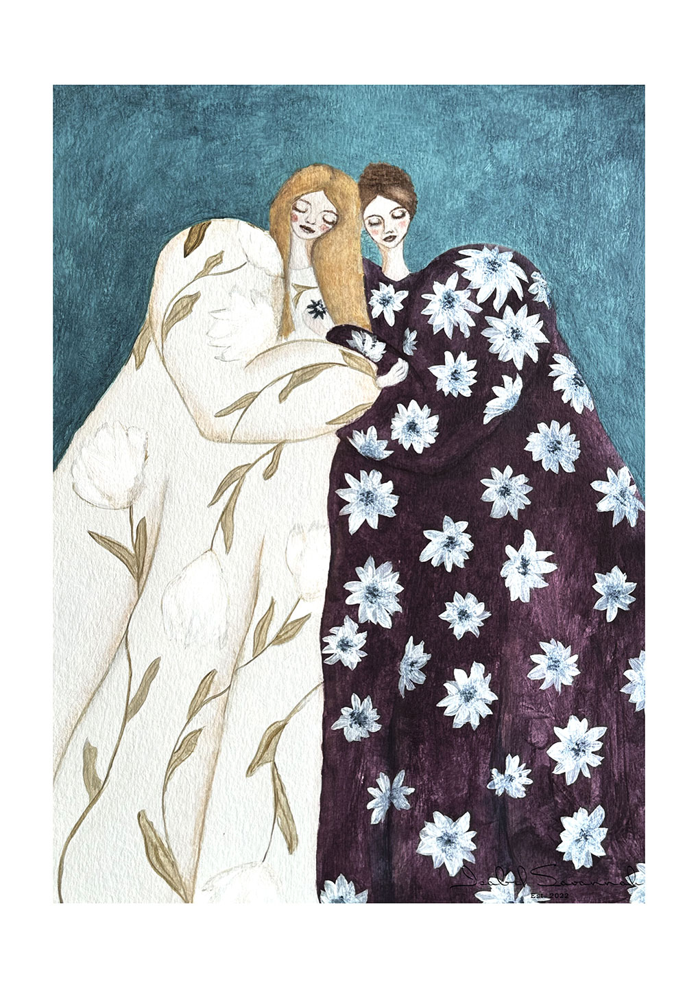 Køb Hold On To Me Kunsttryk af Isabel Savannah