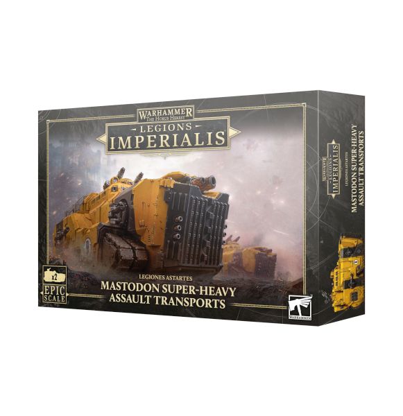 Mastodon Super-heavy Assault Transport til Legiones Astartes
