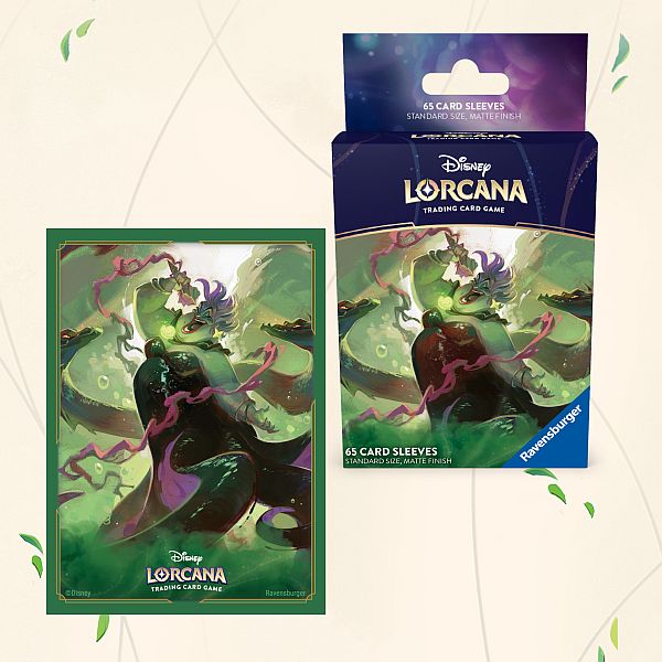 65 Lommer Disney Lorcana TCG: Ursula Deck Beskyttelsessleeves
