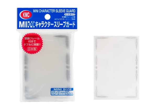 60 Lommer Kmc Mini Character Guard Oversized Outer Covers Sleeves 91x65mm