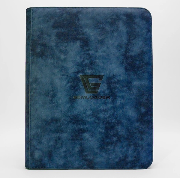 Mappe Gemloader Premium -pocket Toploader Binder: Blue Holder 216 Kort