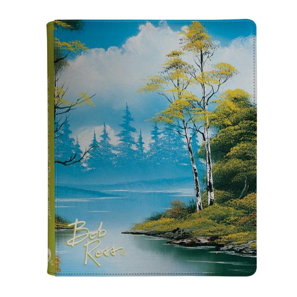 Mappe Zippered -pocket Pro-binder Bob Ross: Lakeside Path 18x20 Plads Til 360 Kort Ultra Pro 16525