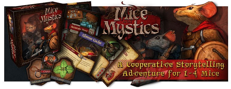 Mice og Mystik – Fantastisk Eventyrbrætspil til Salg!