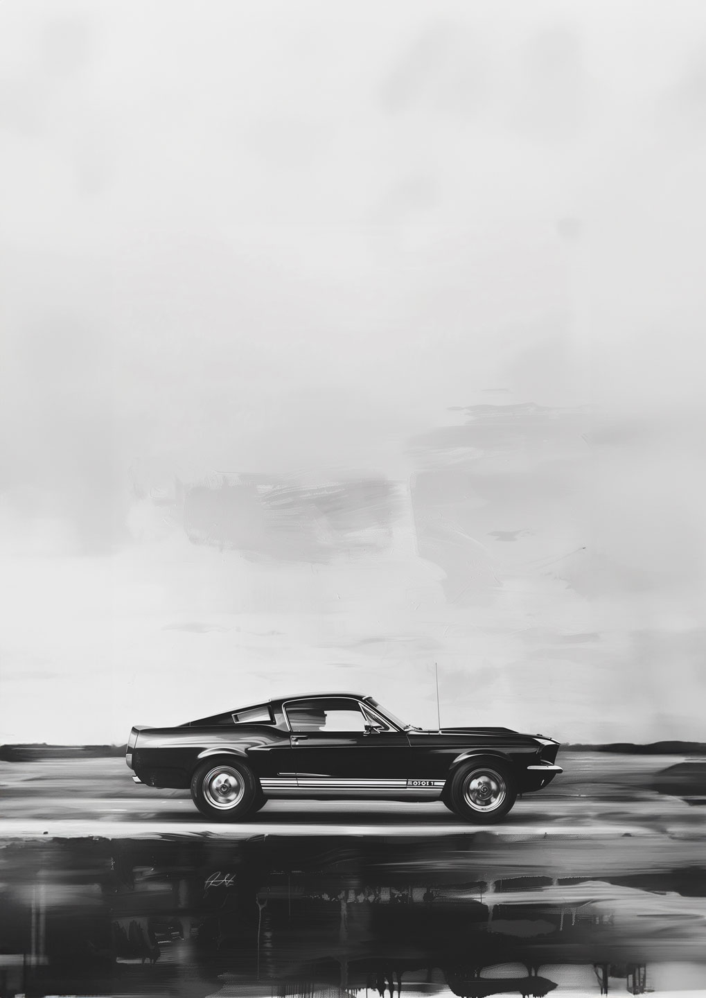 Mustang Vers 01 – Unik Kunst til Dit Hjem