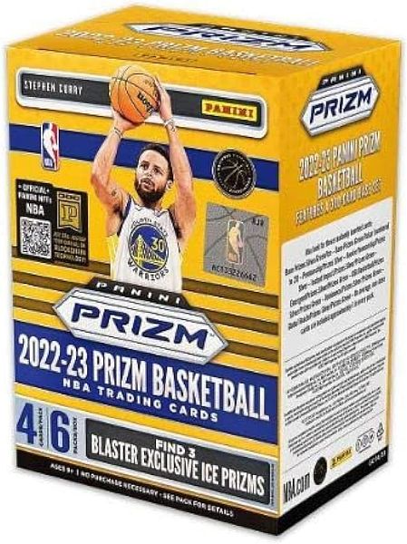 Panini Prizm Basketball Nba 2022-23 Blaster Box Booster Display Box Med Pakker Panini Basketballkort
