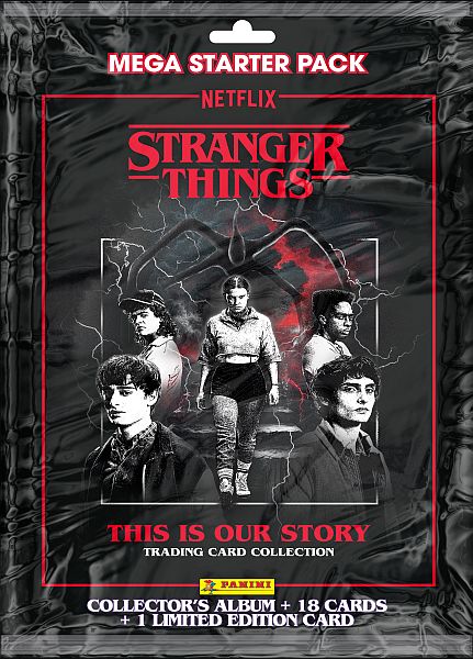 Panini Stranger Things Trading Cards This Is Our Story 2025 Starter Set Mappe Booster Packs Limited Edition