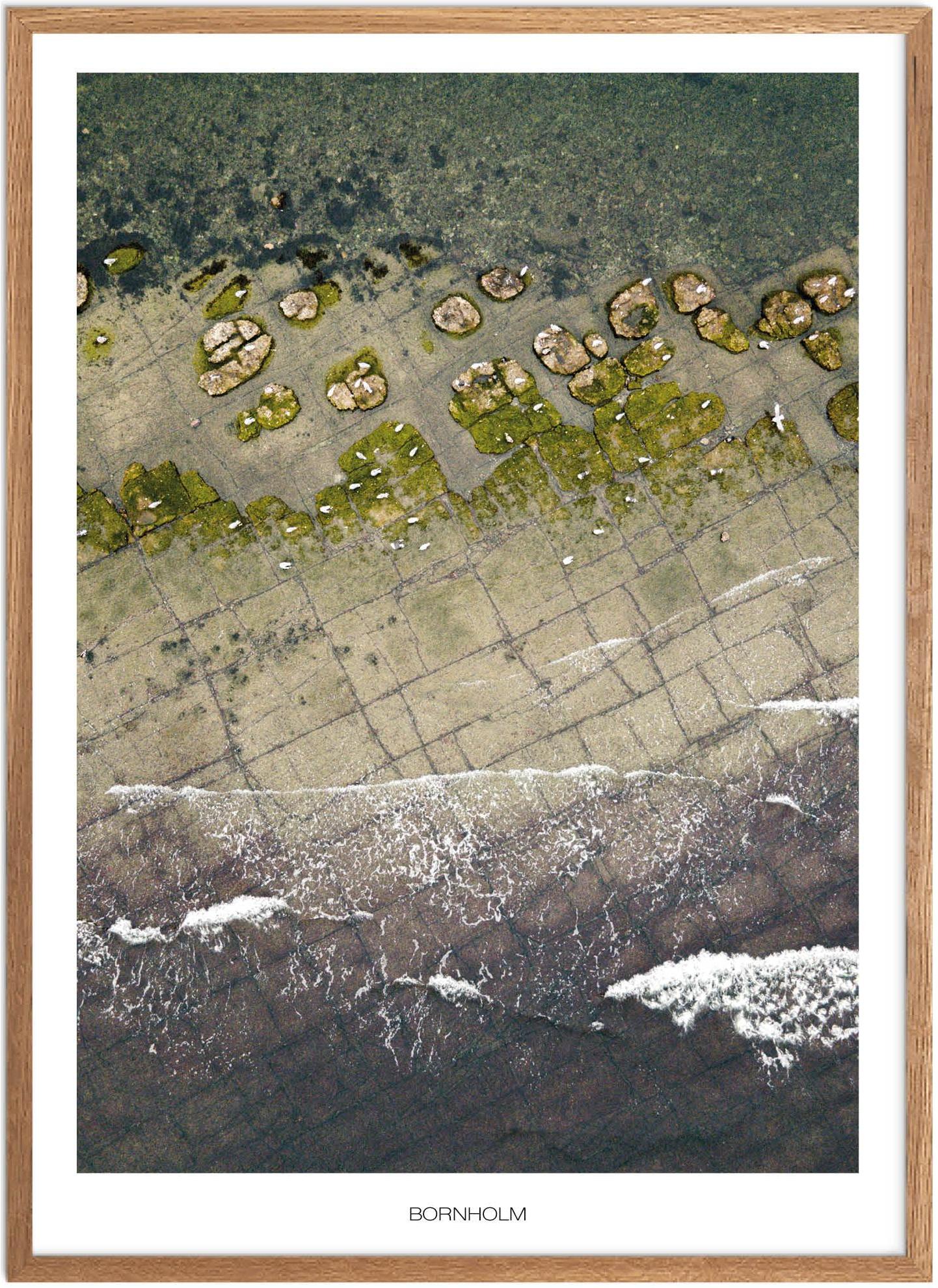 Plakat Bornholm Naturplakat Plakater Bornholm Plakat Plakatsnedkeren Drone-plakater