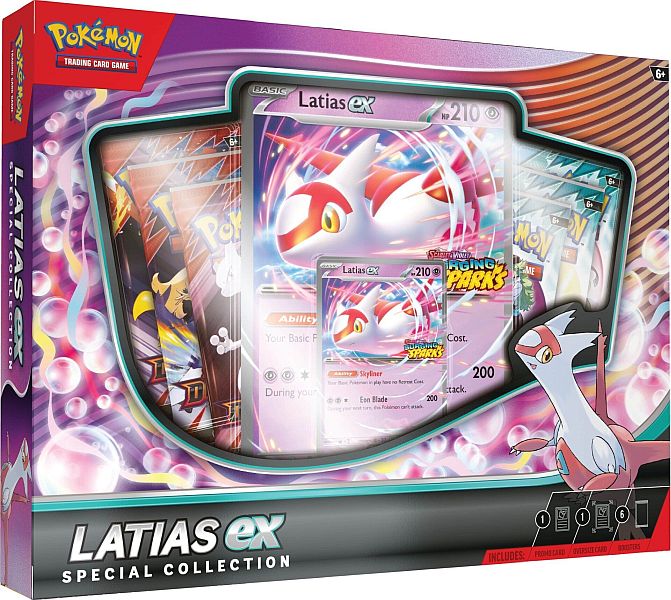 Pokemon Ex Box: Latias Ex Special Collection 2025 Boosters