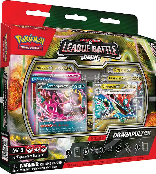 Pokémon League Battle Deck: Dragapult Ex 2025 tilbud!
