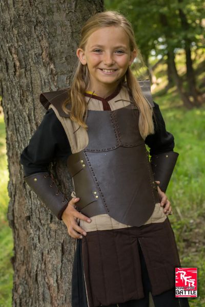 Klar til Kamp Læderrustning - Brun fra Epic Armoury