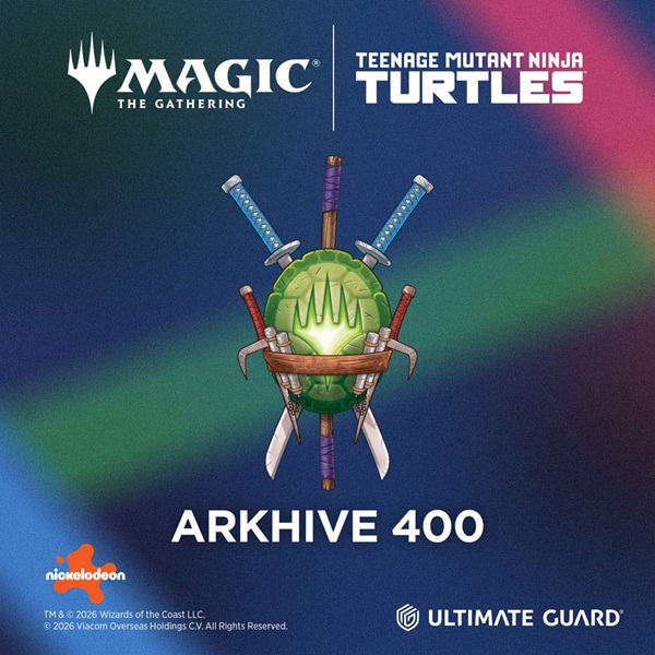 Ultimate Guard Arkhive Flip Case Multi-deck Box 400 Standard Size Xenoskin Magic: The Gathering Teenage Mutant Ninja Turtles: Turtles Van