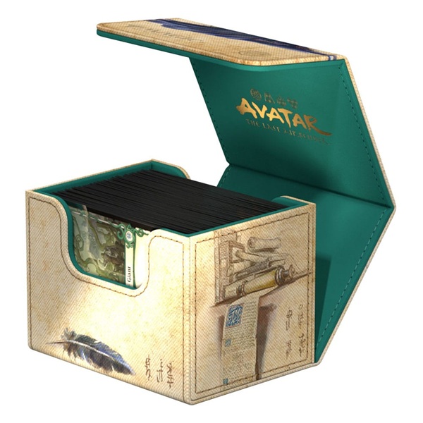 Ultimate Guard Sidewinder Deck Case Deck Box 100 Standard Size Xenoskin Magic: The Gathering Avatar: The Last Airbender Wan Shi Tong Librarian