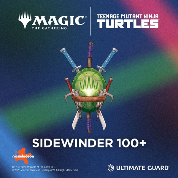 Ultimate Guard Sidewinder Deck Case Deck Box 100 Standard Size Xenoskin Magic: The Gathering Teenage Mutant Ninja Turtles: Forest