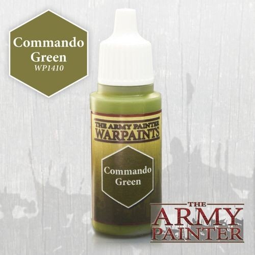 Army Painter Warpaints: Akryl Commando Grøn - Wp1410