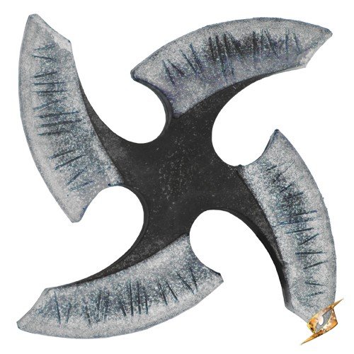 Sort Shuriken fra Epic Armoury - Perfekt til Rollespil