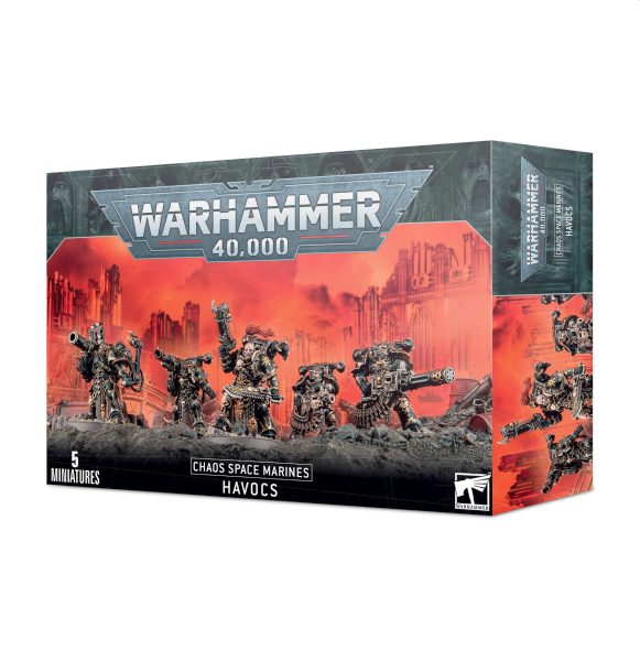 Chaos Space Marines Havocs - Kraftfuld ildstøtte