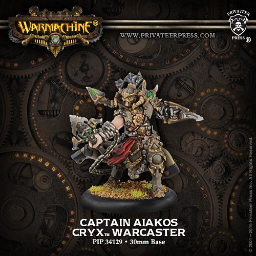 Cryx: Captain Aiakos - Krigsfører fra Privateer Press