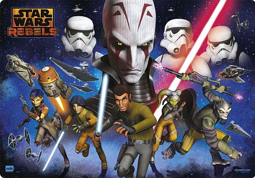 Desk Mat 195 165 Rd Bordm 195 165 Tte Bordsk 195 165 Ner Star Wars Rebels 34 5x49 Cm