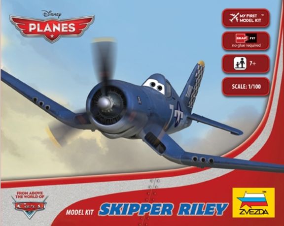 Disney Planes: Skipper Riley Plastmodel Sæt - Fantastisk Tilbud