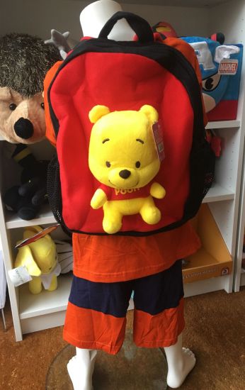 Disney Winnie The Pooh Pooh Skoletaske Rygs 195 166 Backpack Bag Taske Super Nuttet Plush Bamse