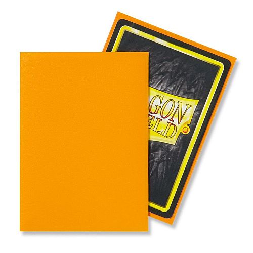Dragon Shield Deckbeskyttere Matte: Orange - 100 Lommer