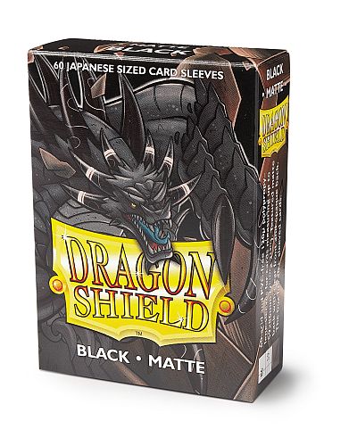 Dragon Shield Matte Sort Deckbeskyttere til Yu-Gi-Oh!