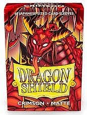 Dragon Shield Matte Røde Kortbeskyttere - 60 Lommer