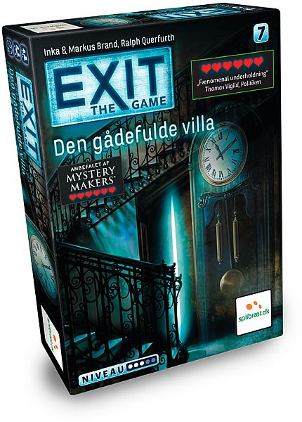 Exit: The Game Dansk - Den G Defulde Villa Puslespil