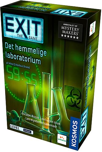 Exit: The Game - Det Hemmelige Laboratorium Puslespil